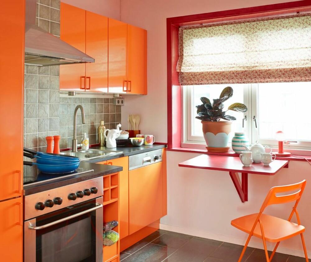 Back to the 70's? Men nå skal det være rødt eller blått sammen med oransje, ikke brunt. Back to the 70's? Men nå skal det være rødt eller blått sammen med oransje, ikke brunt.