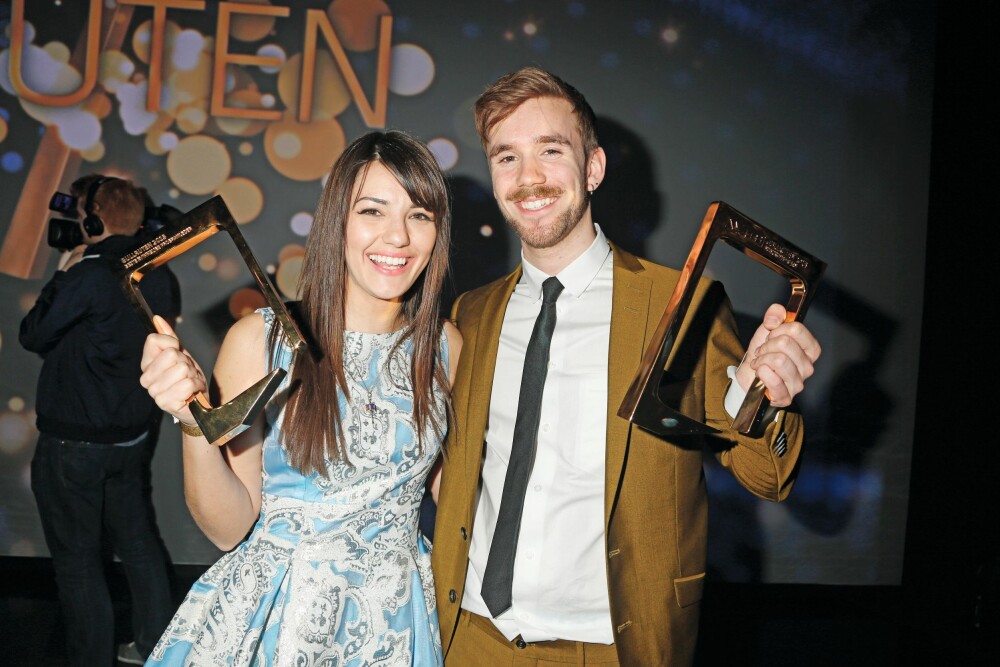 Vant Gullruten: I 2013 ble Selda kåret til Beste kvinnelige programleder på Gullruten. Her sammen med Stian Blipp. Vant Gullruten: I 2013 ble Selda kåret til Beste kvinnelige programleder på Gullruten. Her sammen med Stian Blipp.