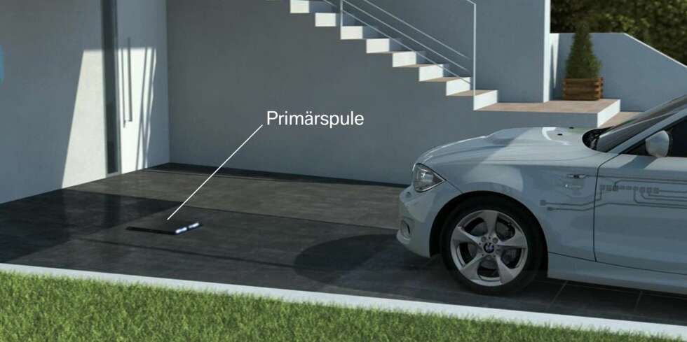 TRÅDLØST: Også BMW har planene klare for induksjonslading. FOTO: BMW TRÅDLØST: Også BMW har planene klare for induksjonslading. FOTO: BMW