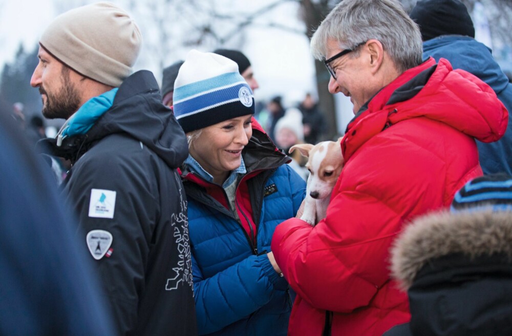 FIRBENT SJARMØR: Tøffen, den nye hunden til Oslo-ordfører Fabian Stang, sjarmerte kronprinsesse Mette-Marit.
FIRBENT SJARMØR: Tøffen, den nye hunden til Oslo-ordfører Fabian Stang, sjarmerte kronprinsesse Mette-Marit.