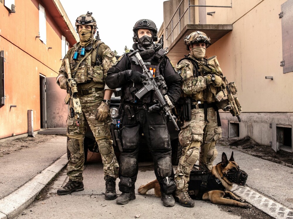 Forsvarets spesialkommando, Marinejegerkommandoen og Beredskapstroppen trener på kontraterror i Rena leir, som en oppkjøring til øvelse Gemini 2014 beredskapstroppen helikopter Forsvarets spesialkommando, Marinejegerkommandoen og Beredskapstroppen trener på kontraterror i Rena leir, som en oppkjøring til øvelse Gemini 2014 beredskapstroppen helikopter