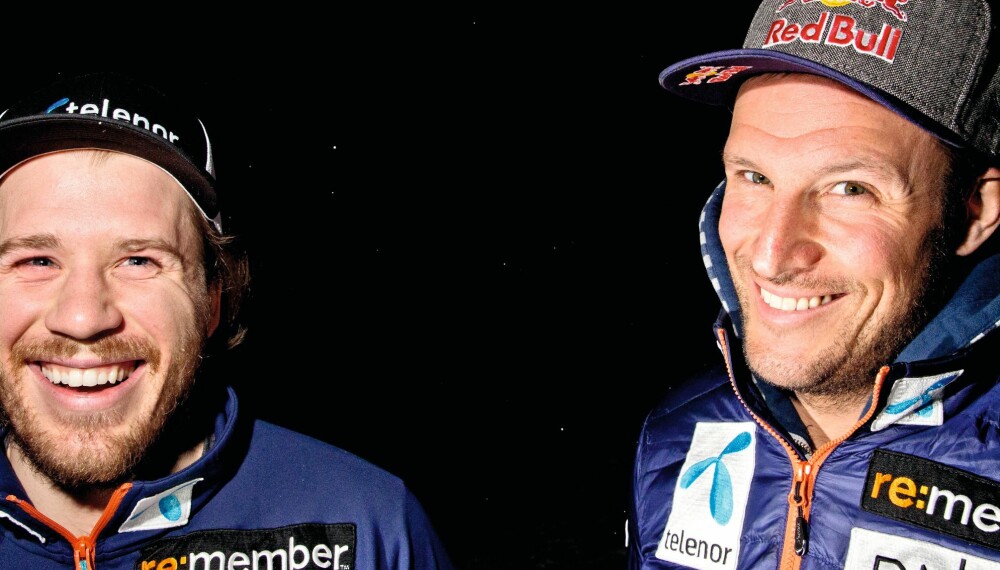 KOMPISER: Aksel Lund Svindal og Kjetil Jansrud har et tett og godt vennskap. Gutta deler nesten alt. KOMPISER: Aksel Lund Svindal og Kjetil Jansrud har et tett og godt vennskap. Gutta deler nesten alt.