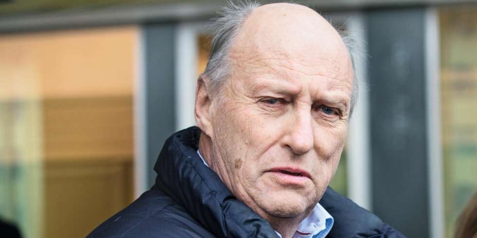 PREGET: Kong Harald har tatt Johan Martin Ferners dødsbudskap tungt. PREGET: Kong Harald har tatt Johan Martin Ferners dødsbudskap tungt.