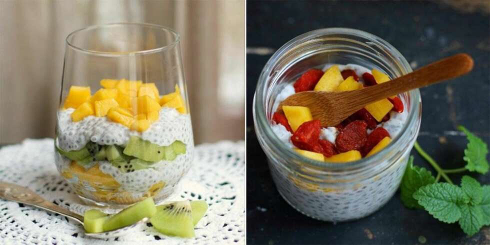 CHIAPUDDING: Chiafrø er supermat og chiapudding passer perfekt til frokost - både til deg som har dårlig tid og til deg som liker å starte dagen med noe godt. CHIAPUDDING: Chiafrø er supermat og chiapudding passer perfekt til frokost - både til deg som har dårlig tid og til deg som liker å starte dagen med noe godt.