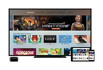 APP STORE: Apple TV får sin egen App Store hvor du kan finne apper for både spill, TV og shopping. APP STORE: Apple TV får sin egen App Store hvor du kan finne apper for både spill, TV og shopping.