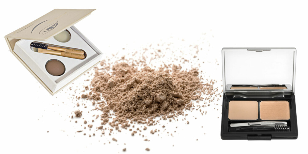 1. Kit med skygge, klar voks, brynsbørste og pensel, Bitty Brow Kit fra Jane Iredale, kr 325. 2. Tegn brynets nederste kant med farget voks, fyll ut med skyggen og børst igjennom. Brow Artist Genius Kit, L'Oréal Paris, kr 179. Fås i light dark og medium dark. 1. Kit med skygge, klar voks, brynsbørste og pensel, Bitty Brow Kit fra Jane Iredale, kr 325. 2. Tegn brynets nederste kant med farget voks, fyll ut med skyggen og børst igjennom. Brow Artist Genius Kit, L'Oréal Paris, kr 179. Fås i light dark og medium dark.