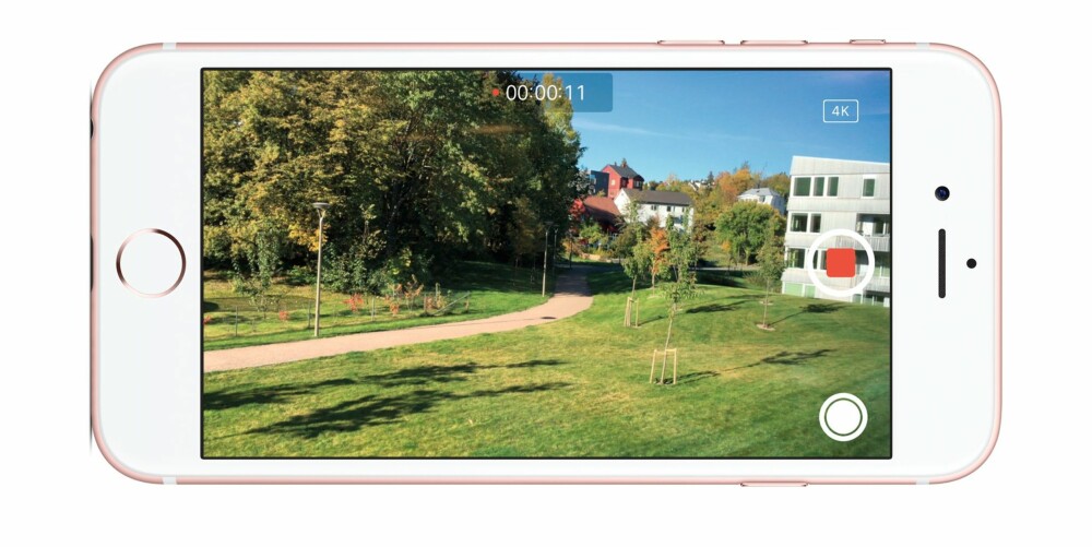 4K: Å kunne fange video i 4K er viktig for mange, og iPhone 6s er også kraftig nok til å redigere opptakene. Å redigere 4K i iMovie er overraskende smertefritt. 4K: Å kunne fange video i 4K er viktig for mange, og iPhone 6s er også kraftig nok til å redigere opptakene. Å redigere 4K i iMovie er overraskende smertefritt.