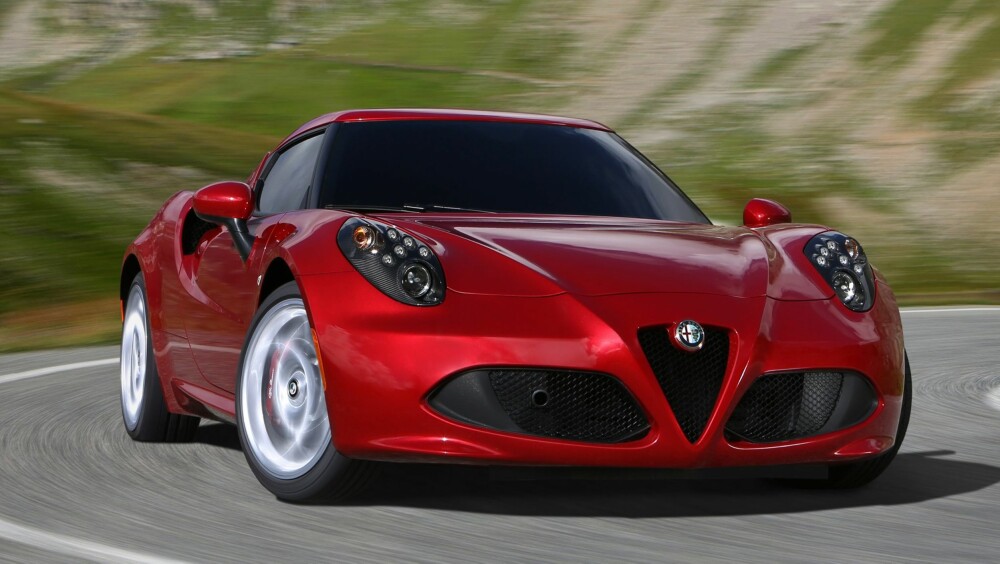 RIVAL: Alfa Romeo 4C. FOTO: Produsent RIVAL: Alfa Romeo 4C. FOTO: Produsent