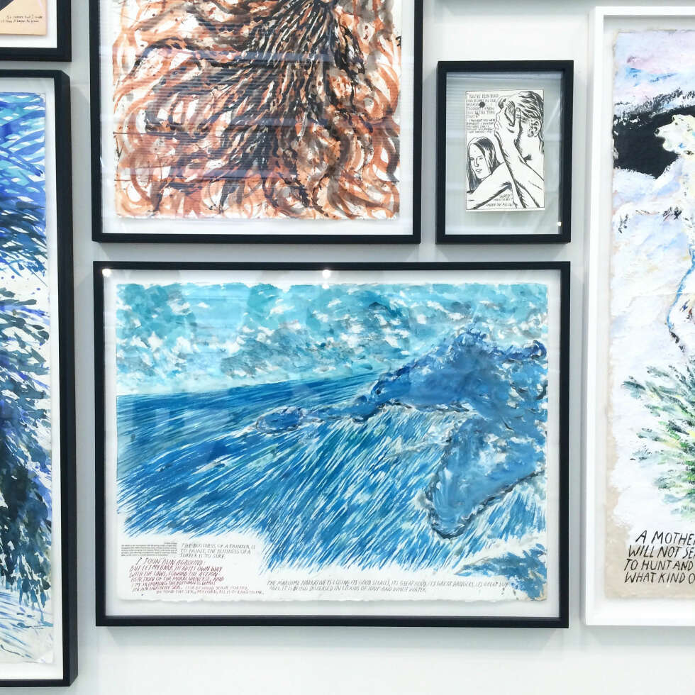 KUNST: - Jeg elsker mange, mange kunstnere! En evig favoritt er antihelten Raymond Pettibon som aldri slutter å inspirere (se bildet). Ellers er jeg også veldig ”into” foto som befinner seg i krysningspunktet mellom mote og kunst. Øyeblikkets favoritter er Viviane Sessan, Sandy Skoglund og tsjekkiske Michal Pudelka. KUNST: - Jeg elsker mange, mange kunstnere! En evig favoritt er antihelten Raymond Pettibon som aldri slutter å inspirere (se bildet). Ellers er jeg også veldig ”into” foto som befinner seg i krysningspunktet mellom mote og kunst. Øyeblikkets favoritter er Viviane Sessan, Sandy Skoglund og tsjekkiske Michal Pudelka.