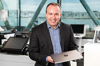Administrerende direktør Verner Hølleland i HP Norge (som nå er datterselskap av HP Inc.) kunne i dag vise frem nye laptop-er. Administrerende direktør Verner Hølleland i HP Norge (som nå er datterselskap av HP Inc.) kunne i dag vise frem nye laptop-er.
