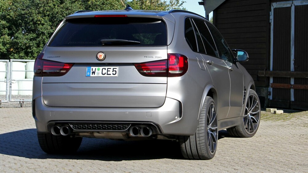 X5: 700-hesters BMW X5 M fra Manhart Performance. FOTO: Manhart X5: 700-hesters BMW X5 M fra Manhart Performance. FOTO: Manhart