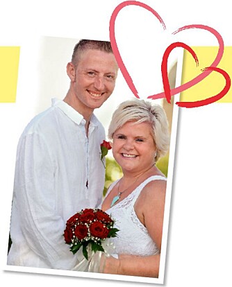 BRYLLUP: Nina Elisabeth Solheim giftet seg med sin Richard Normann på Kypros i 2011, etter at han fridde til henne på valentinsdagen. BRYLLUP: Nina Elisabeth Solheim giftet seg med sin Richard Normann på Kypros i 2011, etter at han fridde til henne på valentinsdagen.