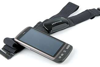 MED PULS: Med Zephyr sin pulsmåler og en mobil med GPS og Bluetooth har du det som skal til for å gjøre mobilen om til en pulsklokke. MED PULS: Med Zephyr sin pulsmåler og en mobil med GPS og Bluetooth har du det som skal til for å gjøre mobilen om til en pulsklokke.