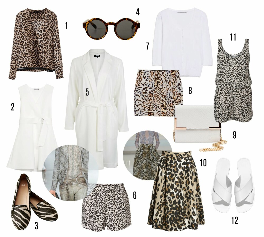 DYRISK: <b>1.</b> Bluse fra Zara, kr 399. <b>2.</b> Kjole fra Zara, kr 399. <b>3.</b> Loafers fra H&M, kr 199. <b>4.</b> Solbriller fra Monki, kr 100. <b>5.</b> Trenchcoat fra Bik Bok, kr 499. <b>6.</b> Shorts fra Vero Moda, kr 79. <b>7.</b> Genser fra Zara, kr 299. <b>8.</b> Skjørt fra Zara, kr 299. <b>9.</b> Veske fra Mango, kr 299. <b>10.</b> Skjørt fra Holly & White for Lindex, kr 399. <b>11.</b> Playsuit fra Vero Moda, kr 199. <b>12.</b> Sandaler fra H&M, kr 349. DYRISK: <b>1.</b> Bluse fra Zara, kr 399. <b>2.</b> Kjole fra Zara, kr 399. <b>3.</b> Loafers fra H&M, kr 199. <b>4.</b> Solbriller fra Monki, kr 100. <b>5.</b> Trenchcoat fra Bik Bok, kr 499. <b>6.</b> Shorts fra Vero Moda, kr 79. <b>7.</b> Genser fra Zara, kr 299. <b>8.</b> Skjørt fra Zara, kr 299. <b>9.</b> Veske fra Mango, kr 299. <b>10.</b> Skjørt fra Holly & White for Lindex, kr 399. <b>11.</b> Playsuit fra Vero Moda, kr 199. <b>12.</b> Sandaler fra H&M, kr 349.