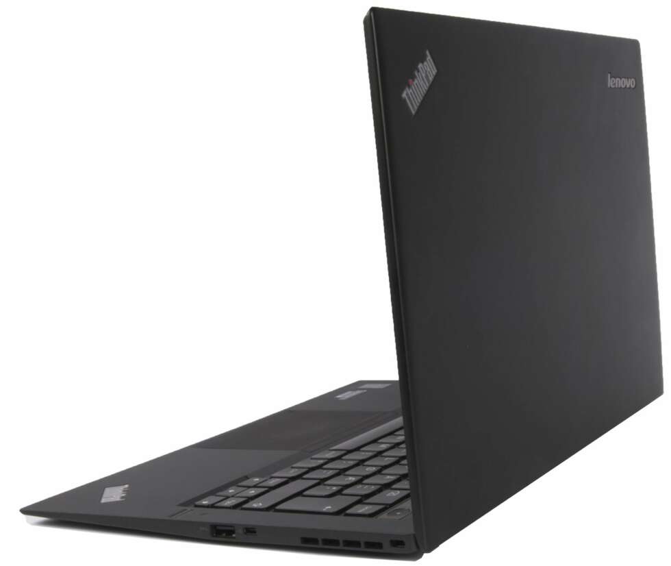 Bruken av karbon gjør også sitt til at Lenovo ThinkPad X1 Carbon Touch får en matt og stilig overflate. Bruken av karbon gjør også sitt til at Lenovo ThinkPad X1 Carbon Touch får en matt og stilig overflate.