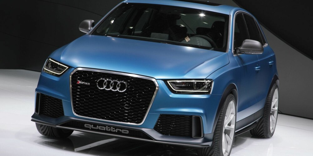 KONSEPT: Audi RS Q3 ble vist frem som konsept i Kina i 2012. FOTO: Audi KONSEPT: Audi RS Q3 ble vist frem som konsept i Kina i 2012. FOTO: Audi