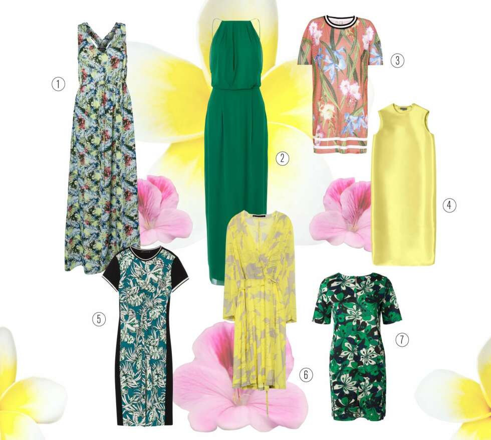 TROPIS NEKTAR: 1// Only, kr 400. 2// Samsøe & Samsøe, kr 1299. 3// River Island, kr 220. 4// Cos, kr 990. 5// Zara, kr 799. 6// Zara, kr 499. 7// Indiska, kr 249. TROPIS NEKTAR: 1// Only, kr 400. 2// Samsøe & Samsøe, kr 1299. 3// River Island, kr 220. 4// Cos, kr 990. 5// Zara, kr 799. 6// Zara, kr 499. 7// Indiska, kr 249.