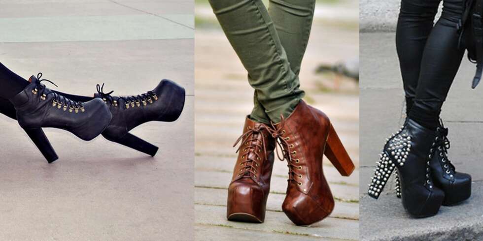 PLATFORMS: Skoene som gjør deg veldig høy, og som lar deg danse hele natten uten smerter. PLATFORMS: Skoene som gjør deg veldig høy, og som lar deg danse hele natten uten smerter.