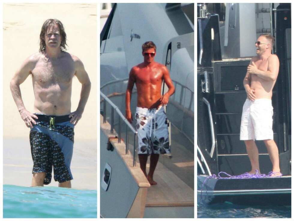 FOR LANGE: Den lange badeshortsen sees overalt i sommer-Norge, men ikke la deg lure. Shorts som går langt under kneet, er sjeldent flatterende. Til og med David Beckham ser ut som en fjortis! FOTO: Stellapictures.no FOR LANGE: Den lange badeshortsen sees overalt i sommer-Norge, men ikke la deg lure. Shorts som går langt under kneet, er sjeldent flatterende. Til og med David Beckham ser ut som en fjortis! FOTO: Stellapictures.no