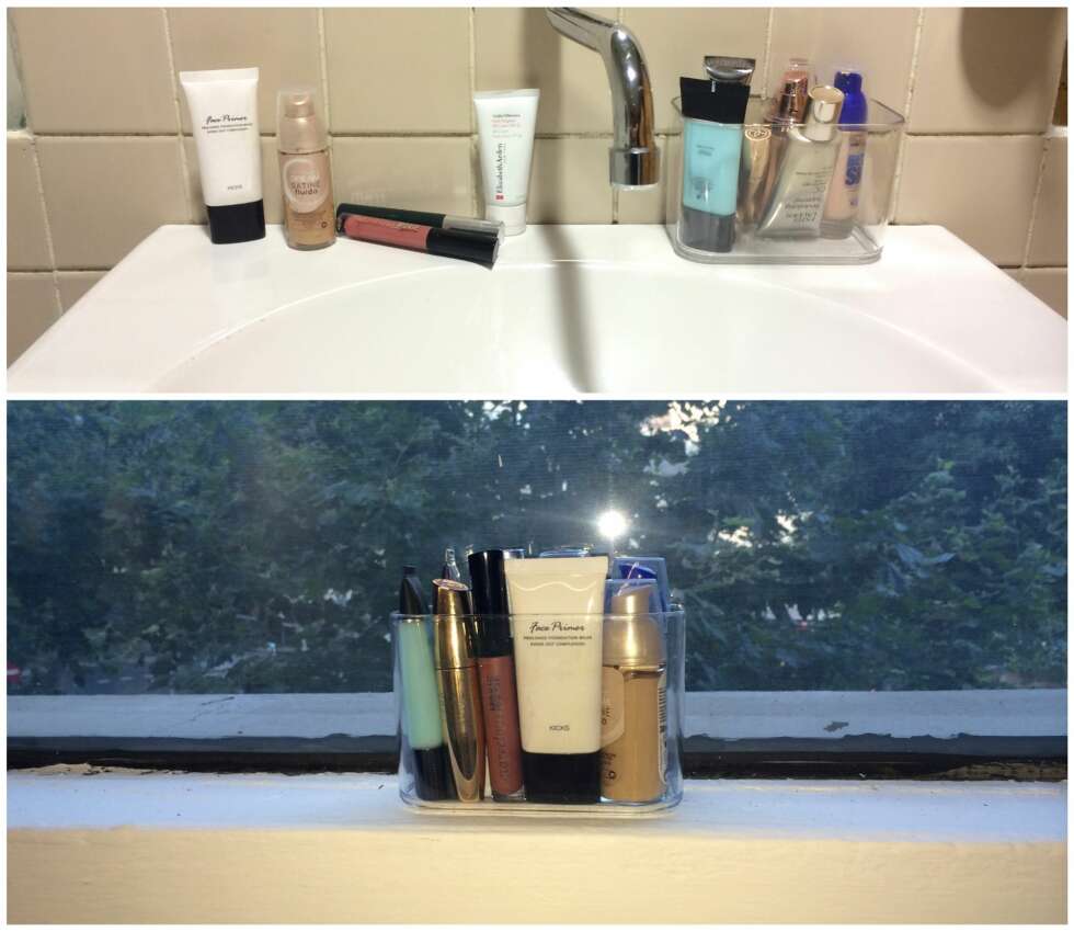 FY-FY: Sminke må du aldri finne på å oppbevare på badet eller i vinduet - med mindre du ønsker at de skal harskne og bli ubrukelige fortere! FY-FY: Sminke må du aldri finne på å oppbevare på badet eller i vinduet - med mindre du ønsker at de skal harskne og bli ubrukelige fortere!
