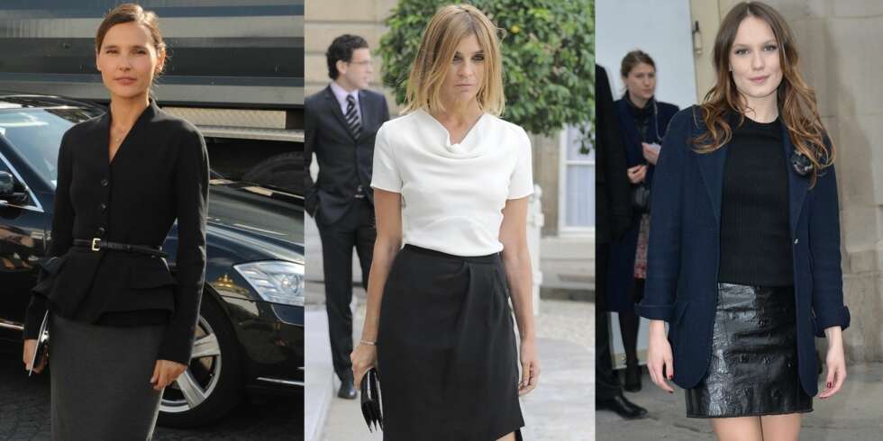ENKELT OG ELEGANT: Franske kvinner vet å kle seg, og det er denne trioen et bevis på. Fra venstre: Virginie Ledoyen, Carine Roitfeld og Ana Girardot. ENKELT OG ELEGANT: Franske kvinner vet å kle seg, og det er denne trioen et bevis på. Fra venstre: Virginie Ledoyen, Carine Roitfeld og Ana Girardot.