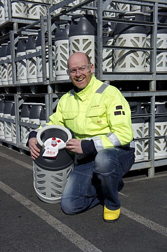 TIPSER: Vi fikk tips fra Kai Arne Trollerud hos propanbeholder-leverandør AGA. FOTO: Geir Svardal TIPSER: Vi fikk tips fra Kai Arne Trollerud hos propanbeholder-leverandør AGA. FOTO: Geir Svardal