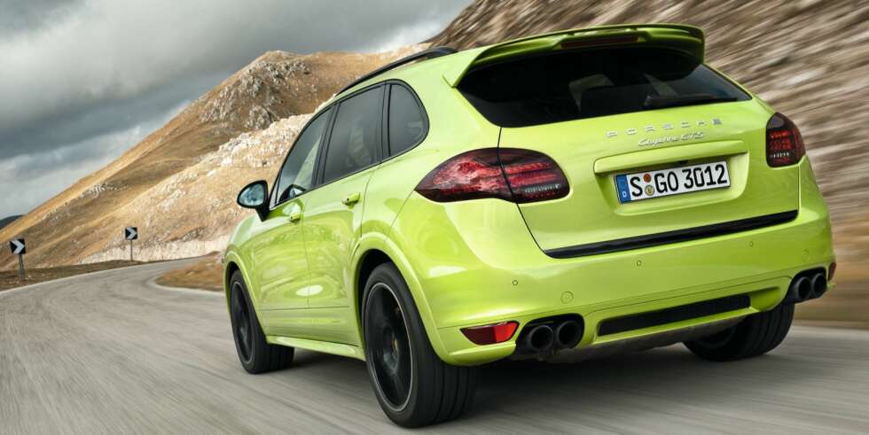 NY: Og dette er splitter nye Porsche Cayenne GTS. FOTO: Stefan Warter NY: Og dette er splitter nye Porsche Cayenne GTS. FOTO: Stefan Warter