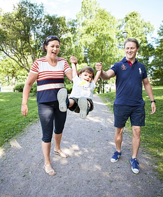 LYKKELIG FAMILIE: Anne Kathrine og Stig Inge fikk mange hyggelige tilbakemeldinger da de fikk sønnen Gabriel (2). LYKKELIG FAMILIE: Anne Kathrine og Stig Inge fikk mange hyggelige tilbakemeldinger da de fikk sønnen Gabriel (2).
