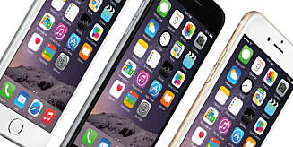 IPHONE: iPhone 6 kommer i to ulike størrelser. IPHONE: iPhone 6 kommer i to ulike størrelser.