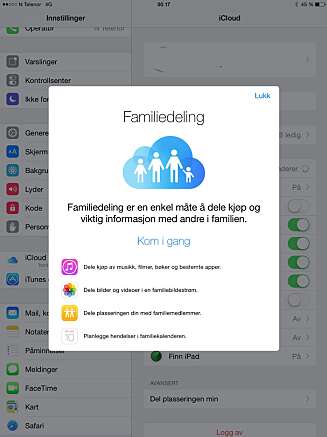 FAMILIEDELING: Nå kan du dele innhold du kjøper på iTunes Store med andre i familien din. FAMILIEDELING: Nå kan du dele innhold du kjøper på iTunes Store med andre i familien din.