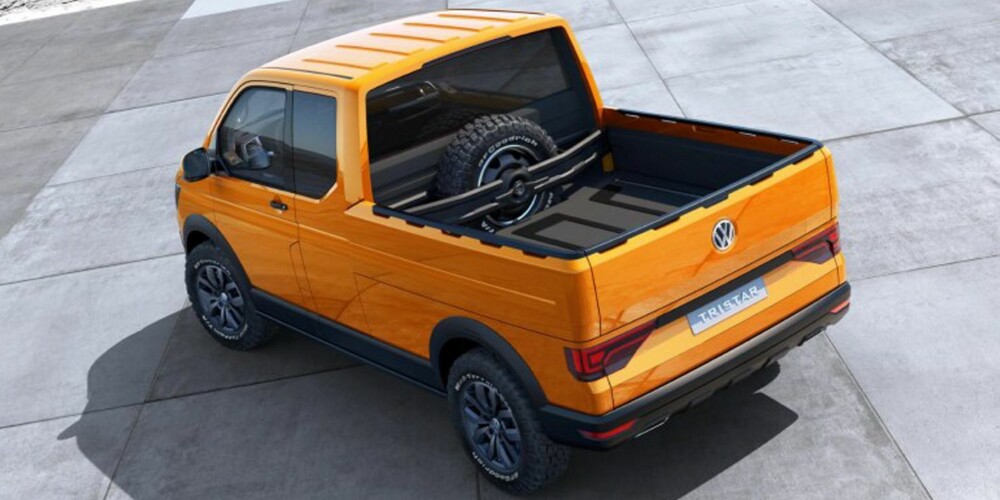 DOBBELTBUNN: VW Tristar har et eget rom som er vann- og støvsikkert. FOTO: VW DOBBELTBUNN: VW Tristar har et eget rom som er vann- og støvsikkert. FOTO: VW