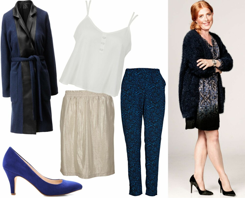 <b>PRODUKTFORSLAG:</b> Kåpe fra H&M, kr 1790. Sko fra Bianco, kr 399. Skjørt fra Soakes in Luxury, kr 399. Topp fra Bik Bok, kr 149. Bukse fra Soaked in Luxury, kr 599. <b>MARIANNE HAR PÅ SEG:</b> Kjole fra Part Two, kr 999. Jakke fra Soaked in Luxury, kr 549. Veske fra Becksødergaard, kr 1699. Klokke fra Dyberg/Kern, kr 1699. Sko fra Zara, kr 799. <b>PRODUKTFORSLAG:</b> Kåpe fra H&M, kr 1790. Sko fra Bianco, kr 399. Skjørt fra Soakes in Luxury, kr 399. Topp fra Bik Bok, kr 149. Bukse fra Soaked in Luxury, kr 599. <b>MARIANNE HAR PÅ SEG:</b> Kjole fra Part Two, kr 999. Jakke fra Soaked in Luxury, kr 549. Veske fra Becksødergaard, kr 1699. Klokke fra Dyberg/Kern, kr 1699. Sko fra Zara, kr 799.