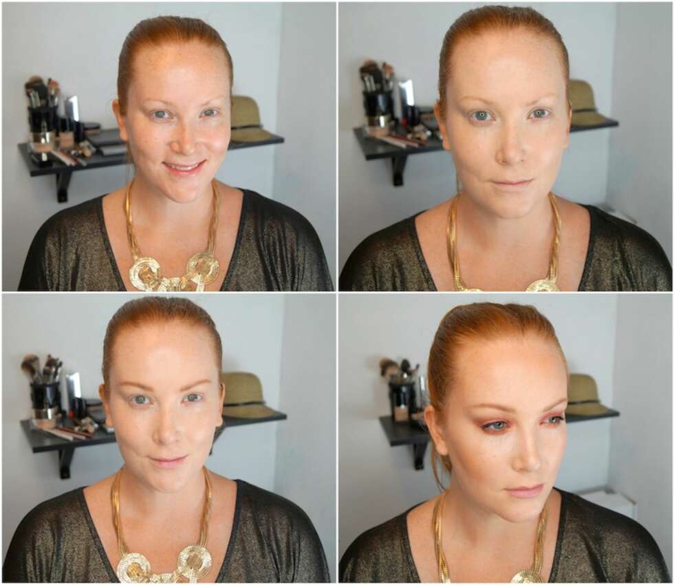 STEGENE: En glødende hud, tykke bryn, rosa øyne, masse vipper og nude lepper (som passer til din hudtone) er de viktigste stegene i Jennifer Lopez sin nydelige rosa sminkelook. STEGENE: En glødende hud, tykke bryn, rosa øyne, masse vipper og nude lepper (som passer til din hudtone) er de viktigste stegene i Jennifer Lopez sin nydelige rosa sminkelook.