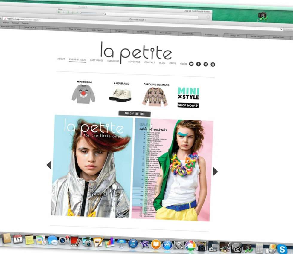 LA PETITE MAGAZINE: Dette magasinet er absolutt kreativt og visuelt vakkert, men man må spørre seg selv om hvor relevant det er å produsere "high-fashion"-magasiner rettet mot barn. LA PETITE MAGAZINE: Dette magasinet er absolutt kreativt og visuelt vakkert, men man må spørre seg selv om hvor relevant det er å produsere "high-fashion"-magasiner rettet mot barn.
