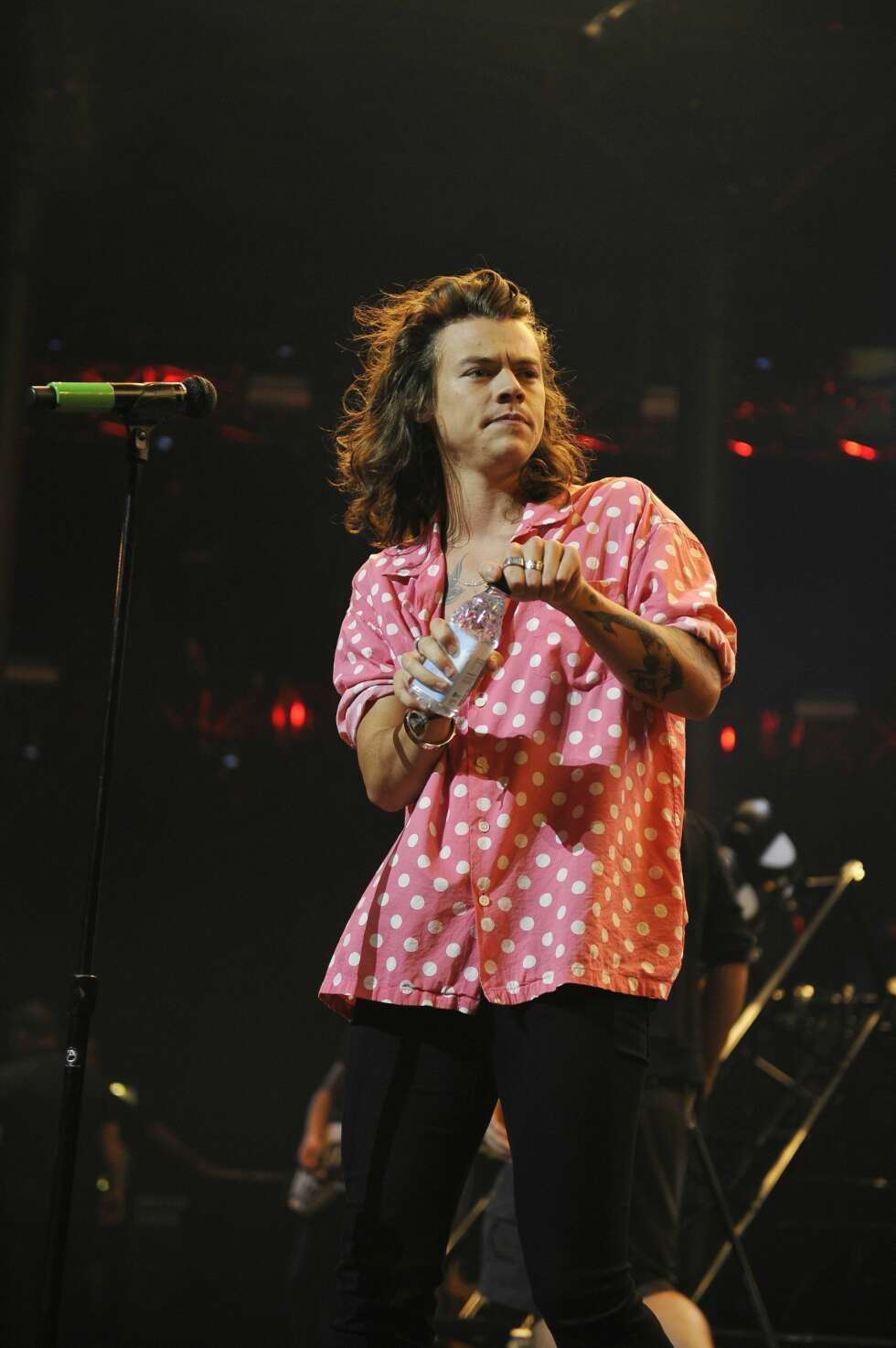 LANGT OG KRØLLETE: One Direction-medlem Harry Styles har for lengst latt håret vokse seg langt, krøllete og fint, en frisyre vi kommer til å se mer av i 2016. LANGT OG KRØLLETE: One Direction-medlem Harry Styles har for lengst latt håret vokse seg langt, krøllete og fint, en frisyre vi kommer til å se mer av i 2016.