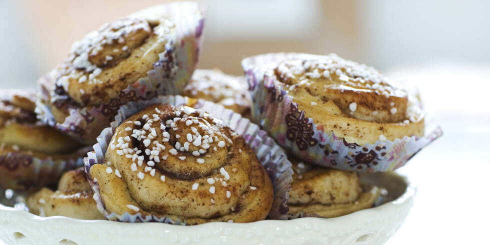 KANELBOLLER: Denne oppskriften gir deg 48 stykker - så her kan alle få en ekstra. KANELBOLLER: Denne oppskriften gir deg 48 stykker - så her kan alle få en ekstra.