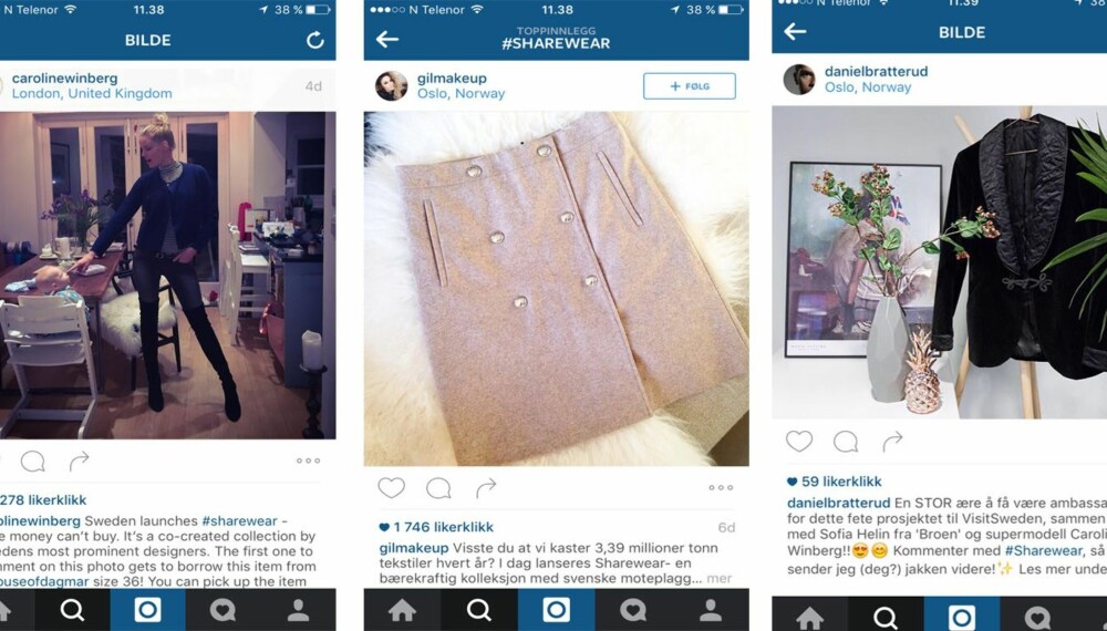 DISSE PLAGGENE KAN BLI DINE: Kjendiser, stilikoner og mote- og skjønnhetsbloggere deler nå ut gratis klær på Instagram - mot at du deler dem videre etter en uke. DISSE PLAGGENE KAN BLI DINE: Kjendiser, stilikoner og mote- og skjønnhetsbloggere deler nå ut gratis klær på Instagram - mot at du deler dem videre etter en uke.
