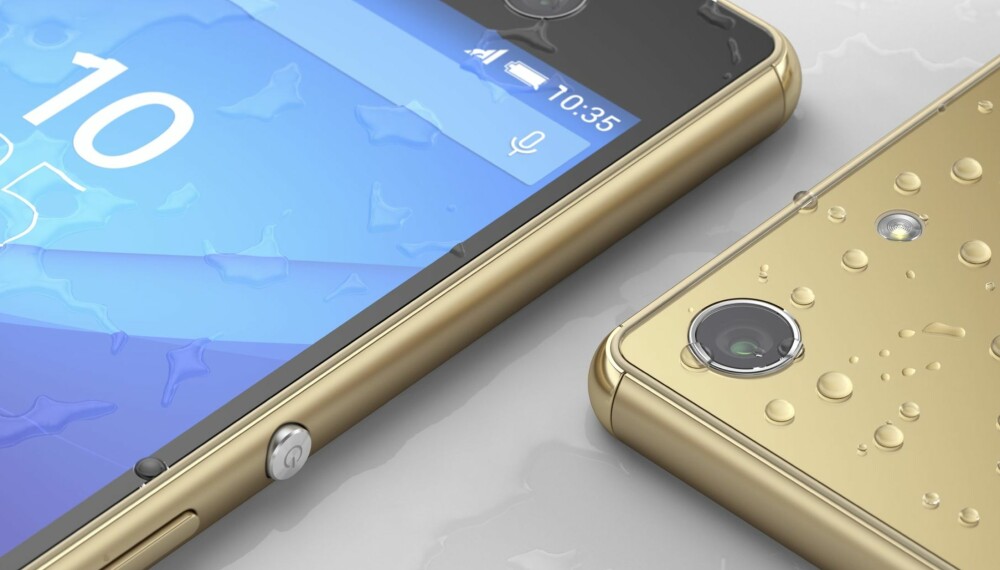 VANNTETT: Sony Xperia M5 er vanntett med en IP68-sertifisering. VANNTETT: Sony Xperia M5 er vanntett med en IP68-sertifisering.