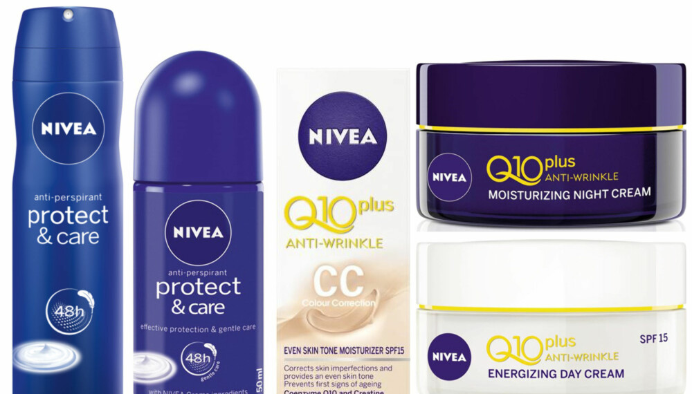 VINN SKJØNNHETSPLEIE: Nå kan du vinne disse 5 produktene fra Nivea. VINN SKJØNNHETSPLEIE: Nå kan du vinne disse 5 produktene fra Nivea.