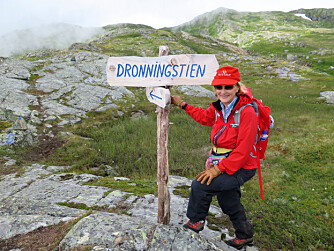 BLÅMERKET: Dronningstien er en variert tur. BLÅMERKET: Dronningstien er en variert tur.
