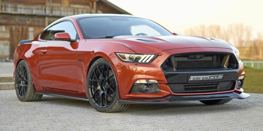 TUNING: En 2,9-liters kompressor bidrar til at denne versjonen av Ford Mustang GT med 5,0-liters V8-er produserer 820 hk. FOTO: GeigerCars.de TUNING: En 2,9-liters kompressor bidrar til at denne versjonen av Ford Mustang GT med 5,0-liters V8-er produserer 820 hk. FOTO: GeigerCars.de