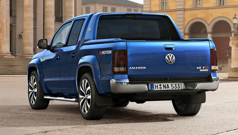 MER LAST: Det vil ifølge VW etter hvert bli mulig å få Amarok med en hengervekt på 3,5 tonn, akkurat som mange av konkurrentene. MER LAST: Det vil ifølge VW etter hvert bli mulig å få Amarok med en hengervekt på 3,5 tonn, akkurat som mange av konkurrentene.
