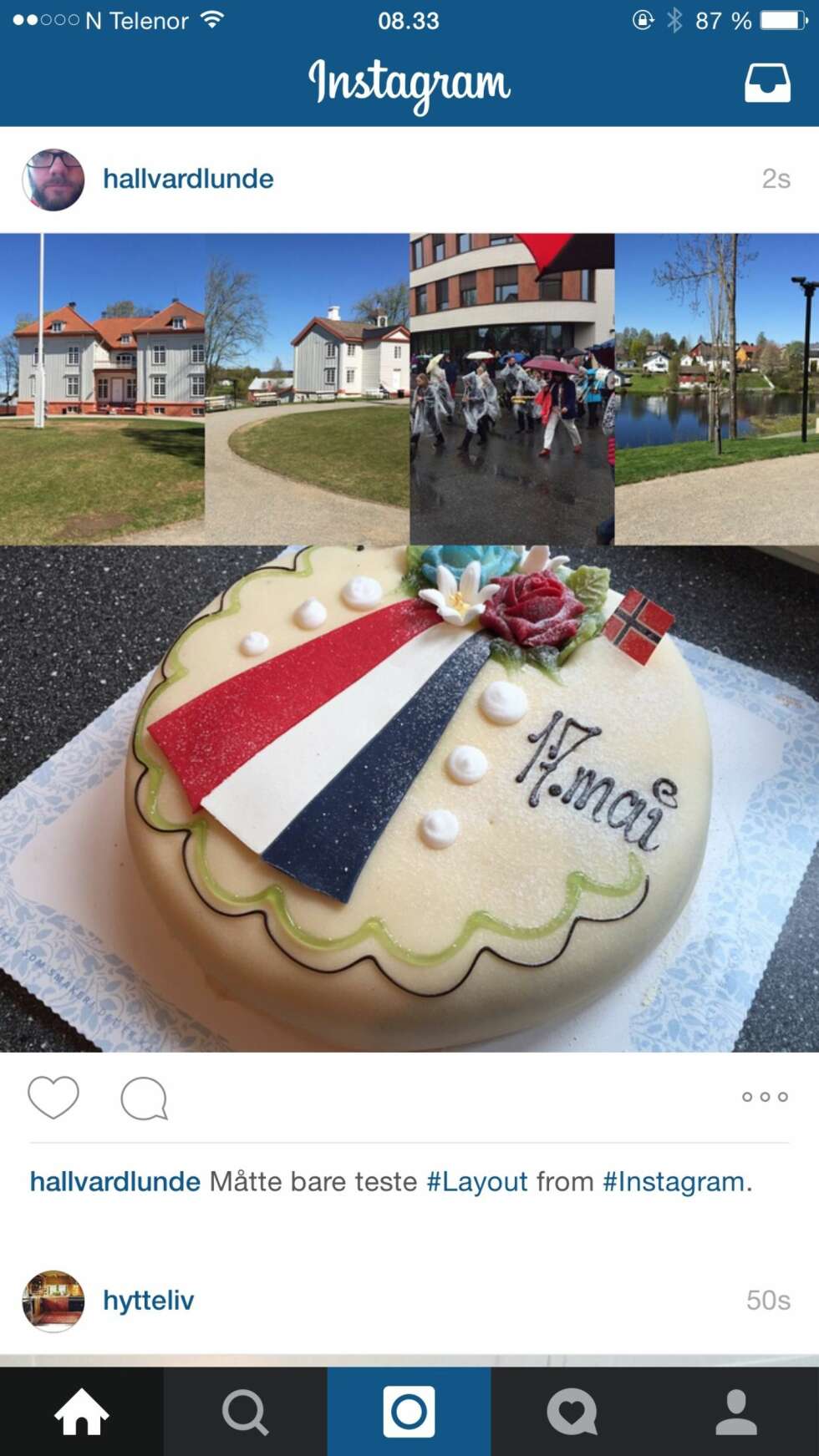 BILDEKOLLASJER: Nå har Instagram endelig fått sin egen tjeneste for å lage bildekollasjer. Foreløpig er den kun tilgjengelig for iPhone. BILDEKOLLASJER: Nå har Instagram endelig fått sin egen tjeneste for å lage bildekollasjer. Foreløpig er den kun tilgjengelig for iPhone.