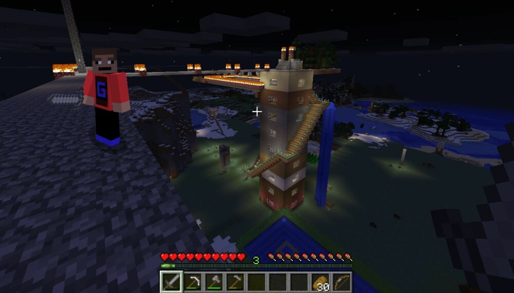 Med en Minecraft-server kan du spille Minecraft sammen med vennene dine. Med en Minecraft-server kan du spille Minecraft sammen med vennene dine.