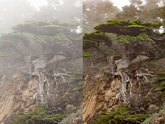 TÅKEFJERNING: Med den nye Dehaze-funksjonen i Photoshop og Lightroom kan du enkelt fjerne tåke fra et bilde, eller legge til mer om du vil. TÅKEFJERNING: Med den nye Dehaze-funksjonen i Photoshop og Lightroom kan du enkelt fjerne tåke fra et bilde, eller legge til mer om du vil.