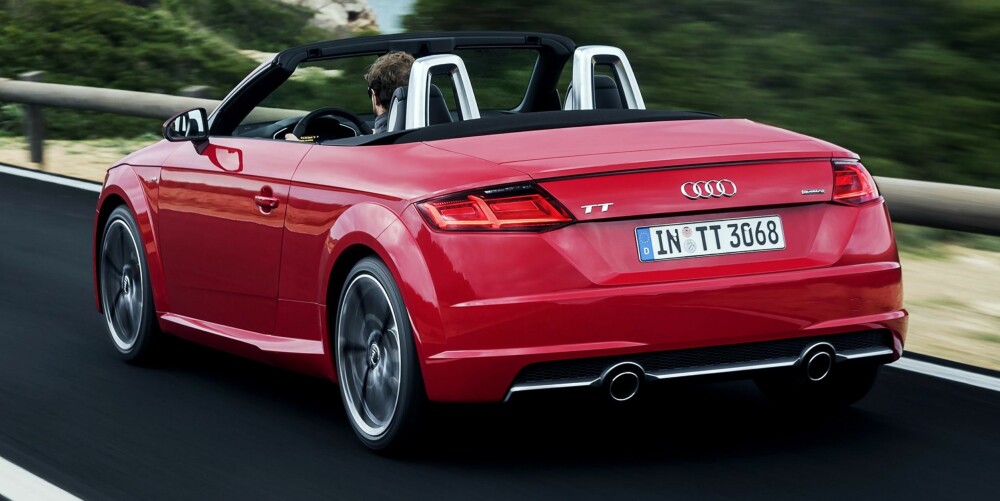 FORNUFTIG, MEN: TT Roadster med diesel er nøktern, og dermed litt kjedelig til en roadster å være. FOTO: Audi FORNUFTIG, MEN: TT Roadster med diesel er nøktern, og dermed litt kjedelig til en roadster å være. FOTO: Audi