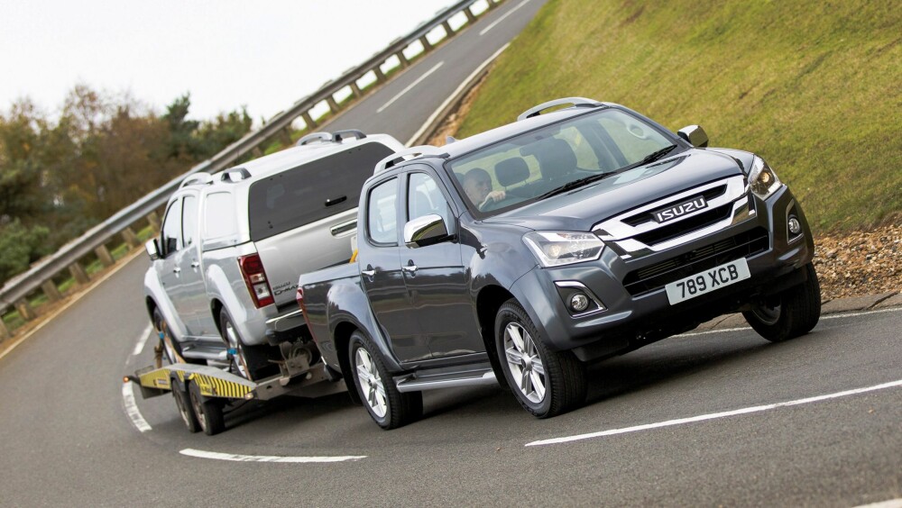 LIKE TUNGT: Nye D-Max trekker som før 3,5 tonn. Foto: Produsent LIKE TUNGT: Nye D-Max trekker som før 3,5 tonn. Foto: Produsent