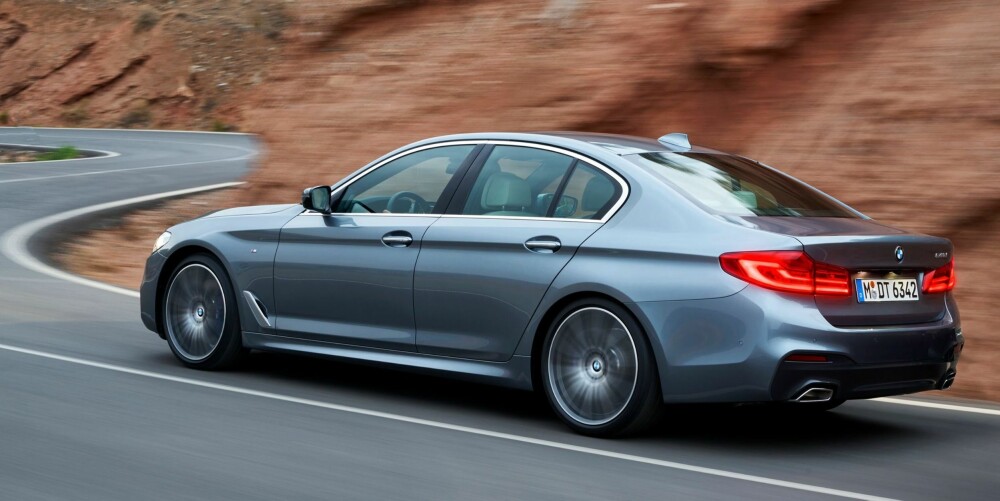 POTENT VOGN: M550i xDrive skal klare 0–100 km/t på kun 4,0 sekunder. Med andre ord; det er bare å glede seg til M5. POTENT VOGN: M550i xDrive skal klare 0–100 km/t på kun 4,0 sekunder. Med andre ord; det er bare å glede seg til M5.