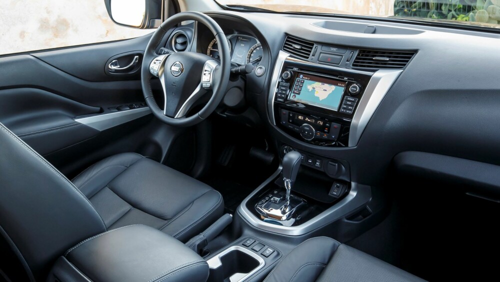 PICKUP: Førermiljøet i Nissan Navara. Foto: Nissan PICKUP: Førermiljøet i Nissan Navara. Foto: Nissan