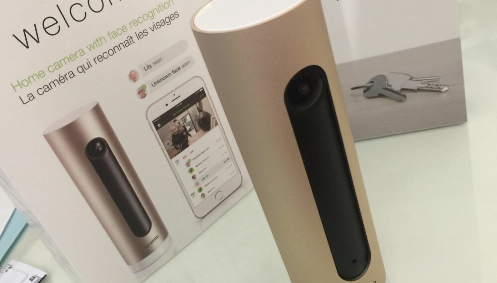 NETATMO WELCOME: Dette webkameraet fra Netatmo har programvare for ansiktsgjenkjenning innebygd i kameraet og varsler deg når kjente og ukjente dukker opp foran kameraet. NETATMO WELCOME: Dette webkameraet fra Netatmo har programvare for ansiktsgjenkjenning innebygd i kameraet og varsler deg når kjente og ukjente dukker opp foran kameraet.